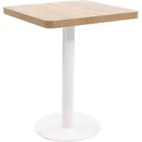 vidaXL Bistrobord ljusbrun 60X60 cm MDF