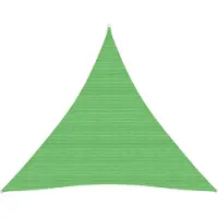 vidaXL Solsegel 160 g/m² ljusgrön 4,5x4,5x4,5 m HDPE