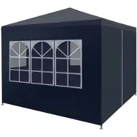 vidaXL Partytält 3x3 m blå