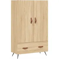 vidaXL Högt skåp, Sonomaek, 69,5X31X115 Cm