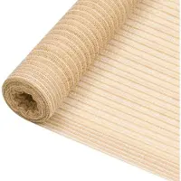 vidaXL Skuggnät Beige 1,2x10 m PEHD 75 g-m² 149428