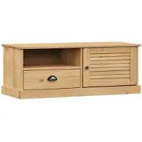 vidaXL Tv-bänk VIGO 106x40x40 cm massiv furu