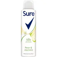 Sure Pear & Jasmine Antiperspirant Deodorant Spray - 150 ml