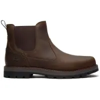 Timberland för män. TB0A6A4WET41 Britton Road gröna Chelsea-stövlar i läder (44.5), Hud, Karta, Ingen, Casual