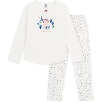 Petit Bateau Pyjamas PYJAMA flickor - Vit - 12 år