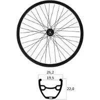 Mvtek Disc Tubeless Gravelcykel Framhjul