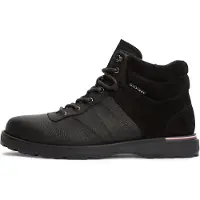 Tommy Hilfiger Leather Outdoor Cleat Mixed Texture Boots