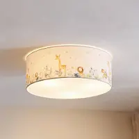 Duolla Taklampa Kids Print , Multifärgad, Barnrum, Textil / tyger / siden, Taklampa