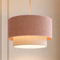 Duolla Hänglampa Boho , Creme / bärnsten, Sovrum, Textil / tyger / siden, Ungt boande, Pendellampa