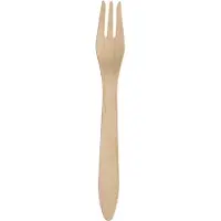 Abena Gaffel, Gastro, 18,2 cm, brun, björk – (20 st.)