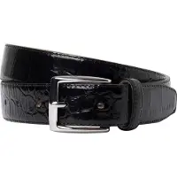 Hackett för män. HM413616 Nicole-bälte svart (26), Casual, Hud