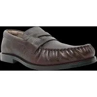 Calvin Klein Theo Leather Pleated Penny Loafers