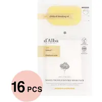 D'alba White Truffle Double Fresh Mask Pack för näring och fuktgivande 32,5 g (5 alternativ) 16PCS
