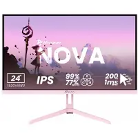 AROZZI Nova 24“ IPS 200Hz - Gaming Monitor - Pink