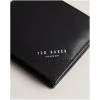 Ted Baker Prugs Herrar Pr präglad hörnläder bifold myntplånbok