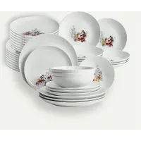 Fyrklövern Disney Vinter tallriksset 36 delar, 12 pers Servis Tallrikar set