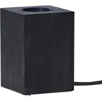 Star Trading Lampfot E27 Lys 10cm | svart []