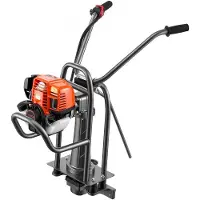 Vevor Betongavjämningsmaskin Bensindriven nivelleringsmaskin 1,16 hk motor, 4-takts vibrerande avjämningsmaskin, flexibel axeldrift, justerbart handtag, stödben för uteplats, uppfart, golvbehandling,