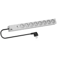 Bachmann 333.4061, Grundläggande, 1U, Grå, 8 AC-utgångar, 2 m, Överspänning