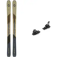 SCOTT - Skidpaket (skidor + bindning) - Paketen Pure Mission 98Ti 2025 för UnisexUll - Beige