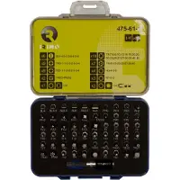 SOLAR PLUS 1/4 Tums Magnetiska Spetsar Set 61 Bitar