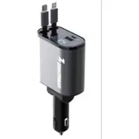 ZMARTGEAR Carcharger 4 i 1 - Effektiv billaddare med flera funktioner. Ta kontroll över din laddningsupplevelse