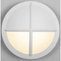 SOLAR PLUS Moon Public Cross II vægarmatur Moon Public Cross II IK10 Hvid 730 lm, 3000K/4000K via DIP-switch, 16W, IP65, 230V
