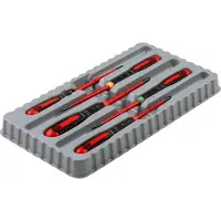 Bahco Ergo 1000V slimblade skruvmejselsats med 5 delar - LK, PH och Torx 10