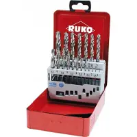 RUKO Borrsats för metall A214214; 1-10 mm; 19 st.