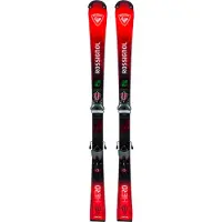 Rossignol - Skidpaket (skidor + bindning) - Hero Athlete SL Pro 128-149 + NX7 2027 för UnisexUll - Barnstorlek 142 cm - Röd