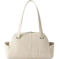 Calvin Klein Embossed Monologo Shoulder Bag