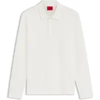 HUGO Slim-fit polo shirt in mercerised cotton