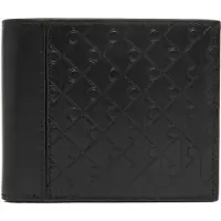 Calvin Klein Allover Emblem Logo Bifold Wallet With Coin Pouch