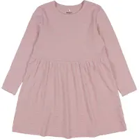 Name it Klänning - Rib/Modal - NmfLona - Violet Ice m. Silverpri - - 2 år (92) - Klänning