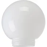 SOLAR PLUS PLASTGLOB Ø150, OPAL, 84,5 MM GÄNGA, PMMA,