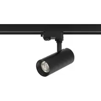SOLAR PLUS Tracklight med justerbar effekt (21W/30W) och justerbar färgtemperatur i fem steg. Strålningsvinkel: 40°. Svart finish.