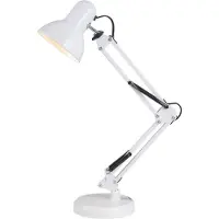 SOLAR PLUS ARCHI bordlampa E27 med stativplatta vit