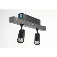 SOLAR PLUS Hybrid Spot modul 400mm LED 2*9W 3000K Ra90 2*766Lm 36° Dali Sort