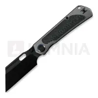 Kunwu Knives Cochise - DLC - Titanium + Carbon Fiber Inlay fällkniv