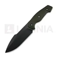Kunwu Knives Stiffy G. - Teflon - Micarta kniv, olivgrön