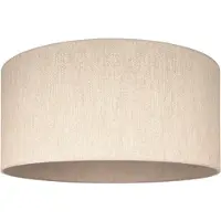 Duolla Lampskärm Roller, beige, Ø 50 cm, höjd 30 cm Roller , Creme / bärnsten, Textil / tyger / siden
