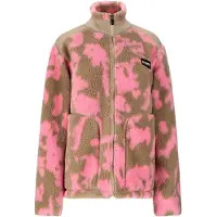 Slope Kendor AOP Teddy, Fleecejacka, Dam, Pink