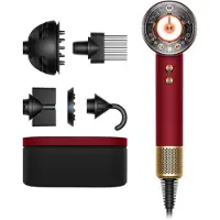 Dyson Supersonic Nural Hårfön - Straight+Wavy (Red Velvet/Gold)