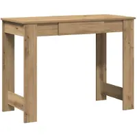 vidaXL Skrivbord artisan ek 100x45x75 cm konstruerat trä