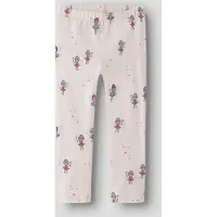 Name It Mini Leggings ljusblå / rosa / rosa / svart