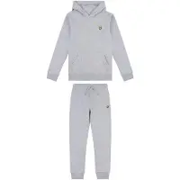 Lyle & Scott Barn/Huvtröja och Byxor Set (Grå Melange)
