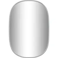 vidaXL Väggspegel silver 50x35 cm