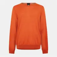 HUGO BOSS Leno-P Jumper för herrar (Mörk orange)