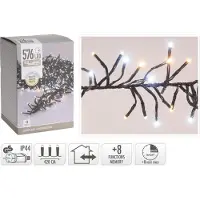 Koopman Julgransbelysning CHANDLE LIGHT BRANCH 576 LED TIMER KALLVIT