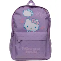 Hello Kitty ryggsäck med framficka - 38x28x13 cm